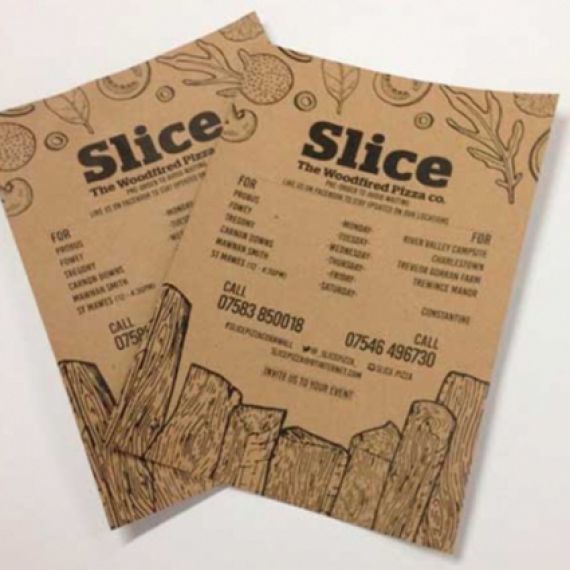 Печать на крафт бумаге Заказать в Могилеве